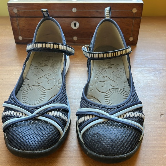 Jambu Navy Mary Jane Sport Shoes Sz 9 - Picture 2 of 6